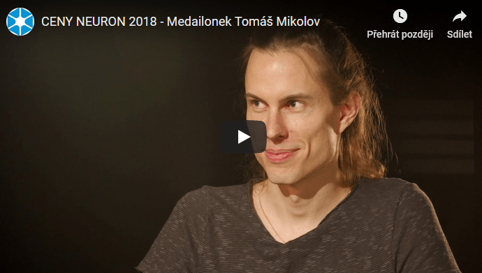 Tomáš Mikolov - Cena Neuron 2018 za významný vědecký objev, computer science