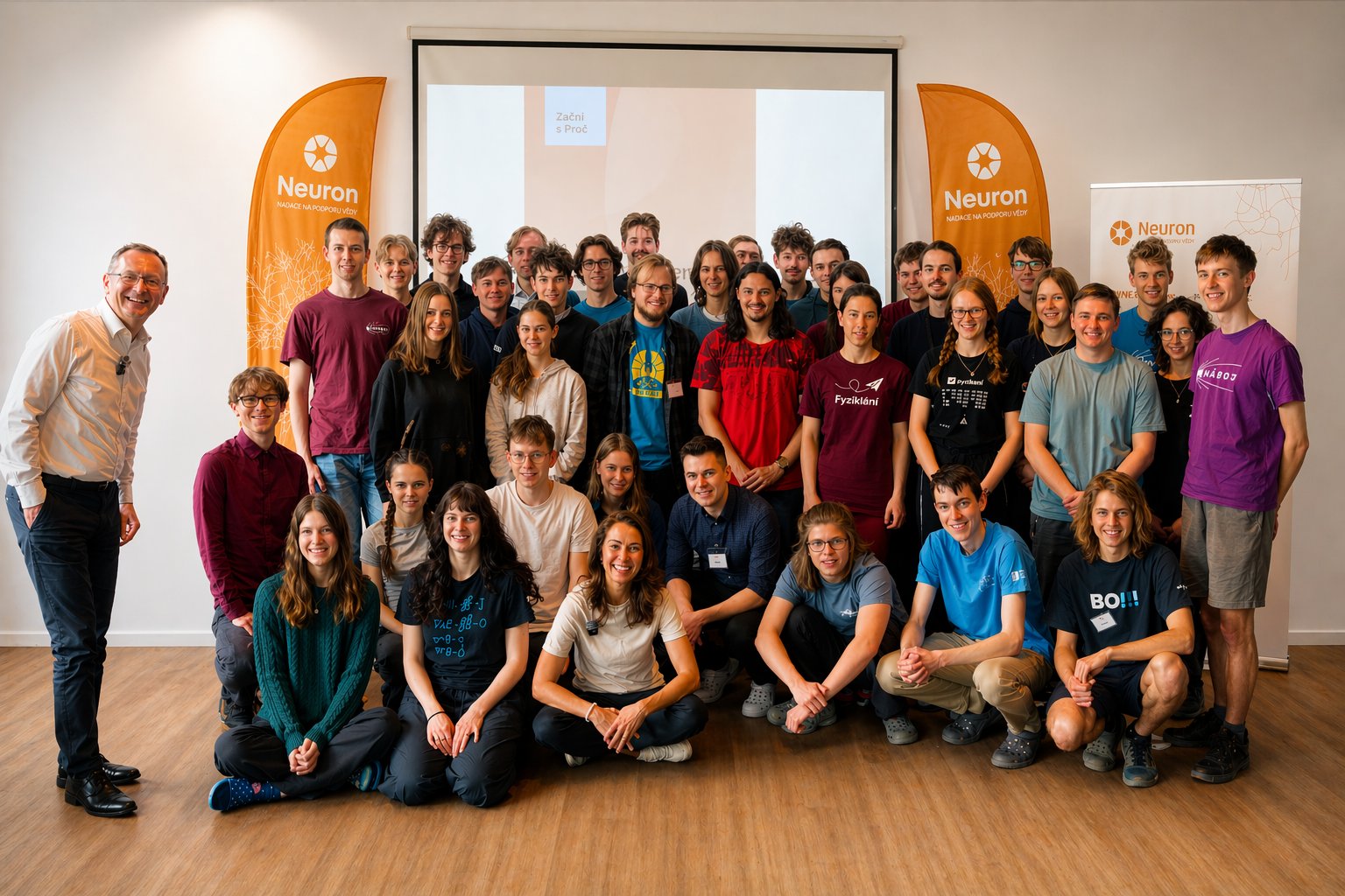 The young physicists Neuron supports were interested in science and in business