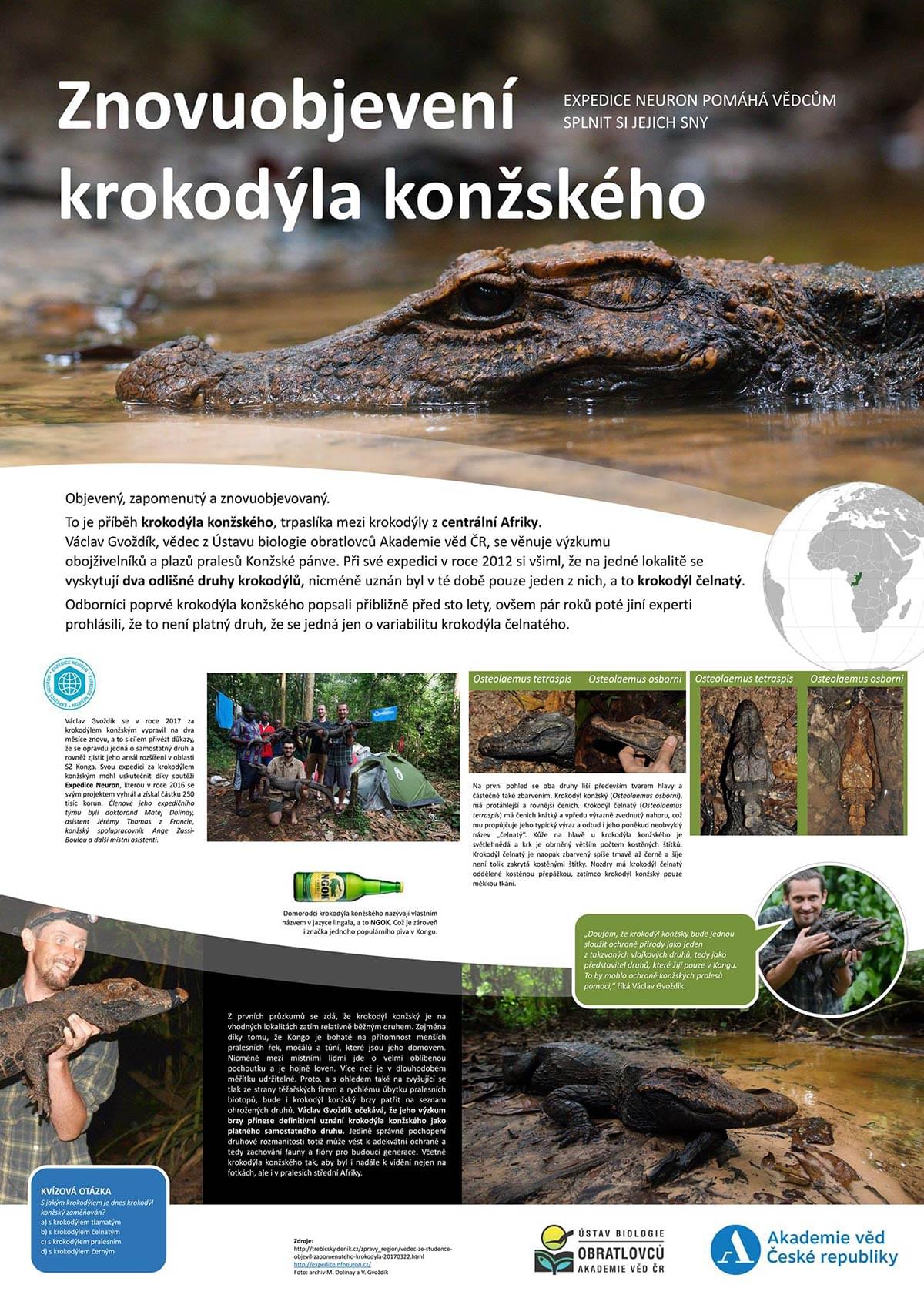 Václav Gvoždík's expedition at the Science Fair in Prague