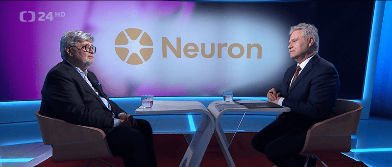 Patron and co-founder Eduard Kučera on Interview ČT24