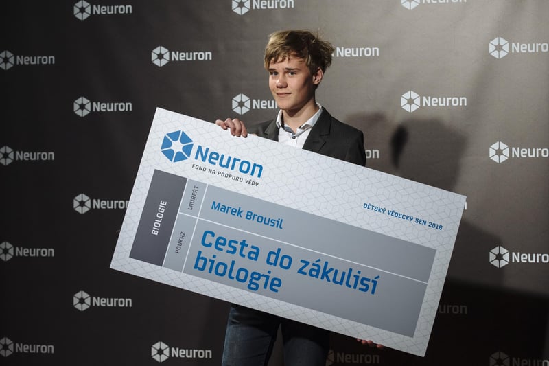 Nadějný mladý biolog Marek Brousil