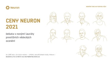 Rezervujte si místo: Debata s laureáty Cen Neuron 29. září